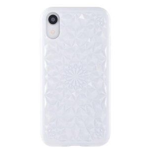Felony White Glossy iPhone XR Kaleidoscope Geometric Phone Case